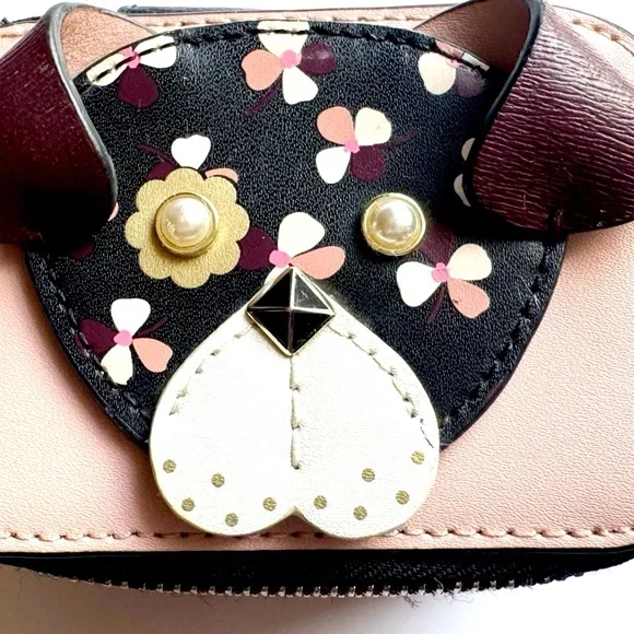 KATE SPADE Floral Cherrywood Puppy Dog Travel Jewelry Box - Picture 9 of 16